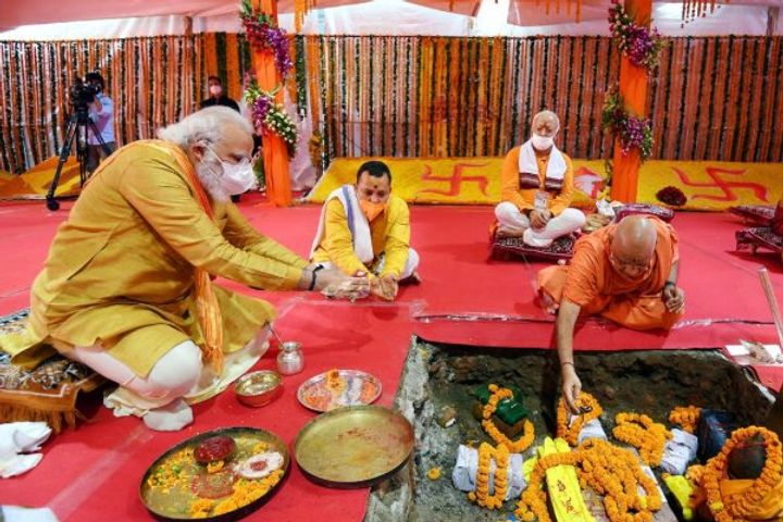 invitation sent to pm modi for consecration of ramlala invitation sent to pm modi for consecration of ramlala