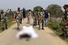 bsf encounter with cattle smugglers on bangladesh border one smuggler killed