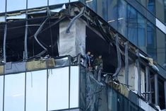 drone attack again in moscow second attack on the same building in 48 hours