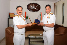 vice admiral sameer saxena appointed as chief of staff of eastern naval command