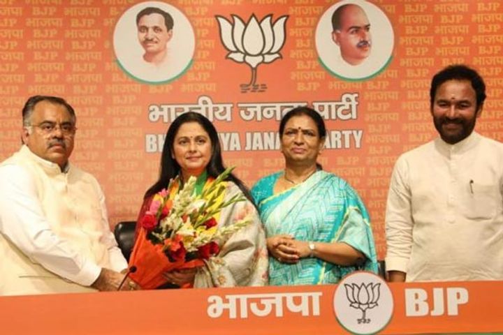 former congress mla and south actress jayasudha joins bjp