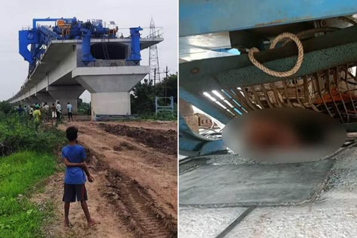 accident during bridge construction of bullet train in vadodara