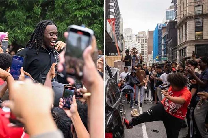 riots erupt in new york to meet social media celebrities