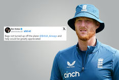 england captain stokes upset bag missing from plane
