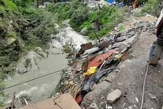 Landslide in Gaurikund, 3 children buried under debris, 2 killed