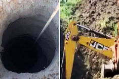 6 year old boy falls into borewell in parbhani rescue operation underway