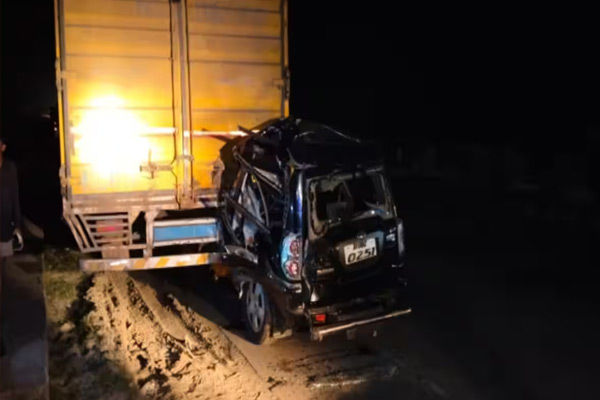 Scorpio collided with container in Rohtas, seven people died