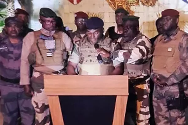 after niger a coup in the central african country gabon
